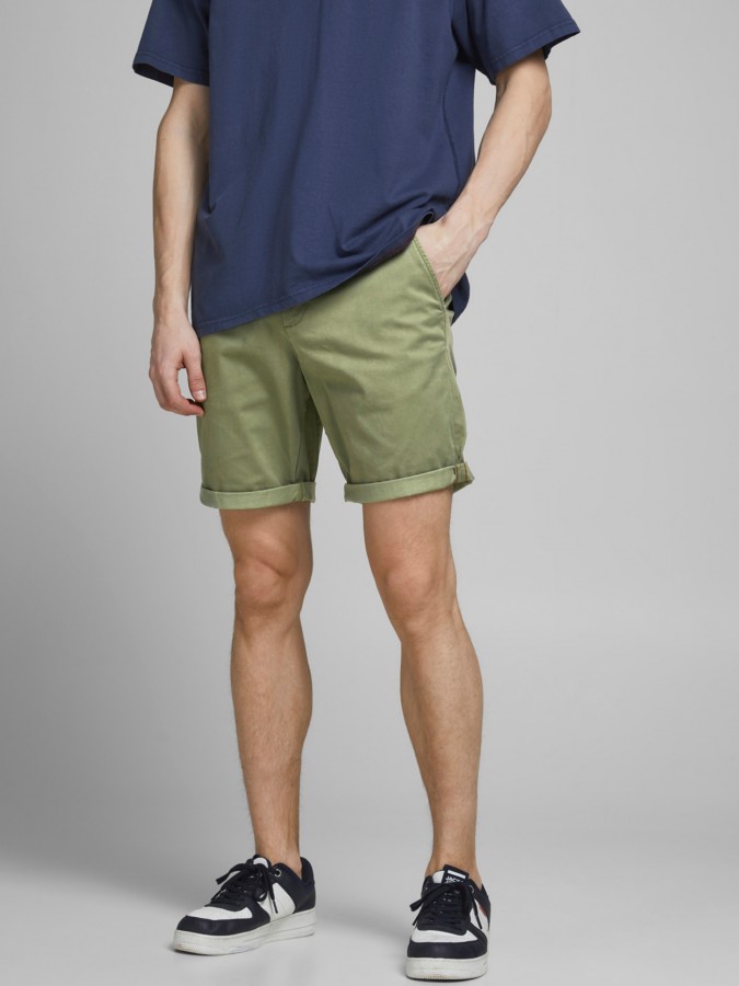 Afbeelding van 12165604 Bowie Solid Deep Light Green Heren Short Jack & Jones 