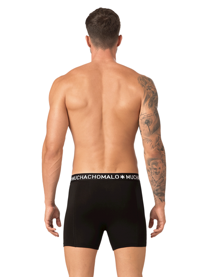 Afbeelding van BOXERSHORTS MUCHACHOMALO BASIC02 - Black 2-Pack