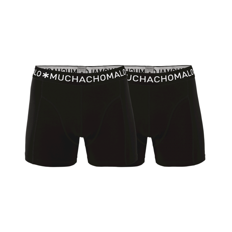Afbeelding van BOXERSHORTS MUCHACHOMALO BASIC02 - Black 2-Pack