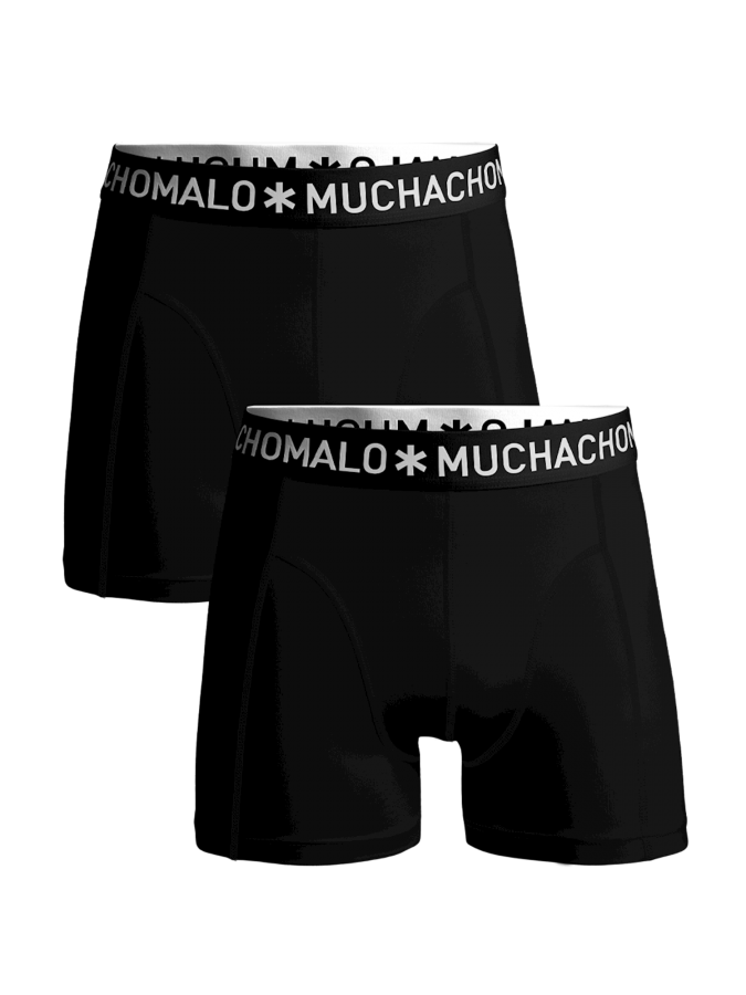 Afbeelding van BOXERSHORTS MUCHACHOMALO BASIC02 - Black 2-Pack
