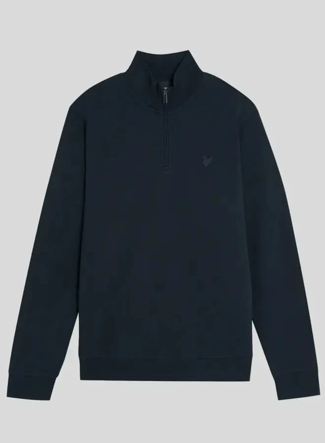 Afbeelding van ML2258TON Superfine Zip Dark Navy - Heren Sweater - Lyle & Scott