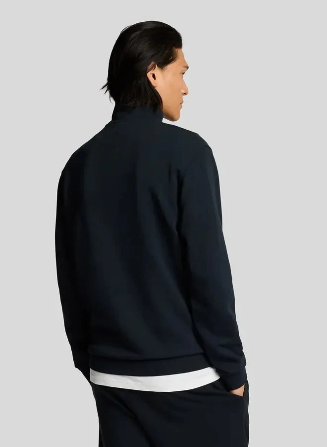 Afbeelding van ML2258TON Superfine Zip Dark Navy - Heren Sweater - Lyle & Scott