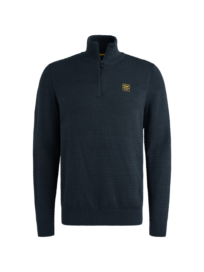 Afbeelding van PKW2510301 5281 - Hald Zip Collar Mouline - Heren Trui - PME LEGEND