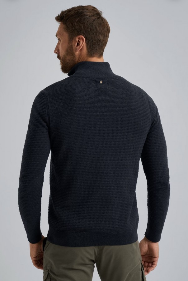 Afbeelding van PKW2510301 5281 - Hald Zip Collar Mouline - Heren Trui - PME LEGEND