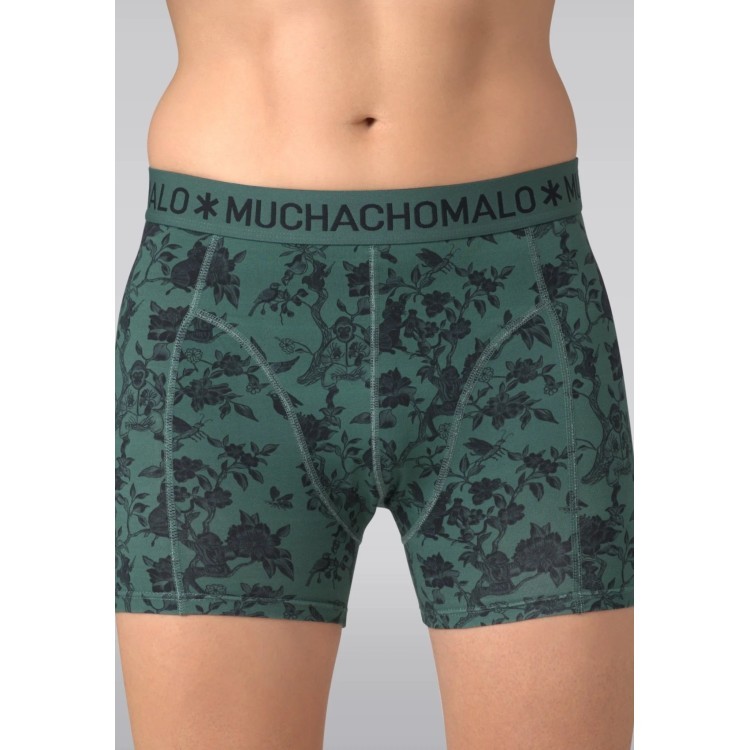 Afbeelding van 3-Pack Tree Friends1010-01 - Green Print Boxers - Muchachomalo
