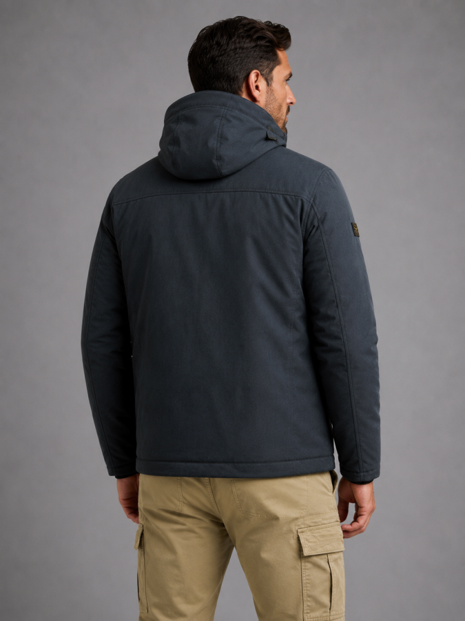 Afbeelding van PJA2508106 5438 - Strator Melange Twill - Semi Long Jacket - PME LEGEND