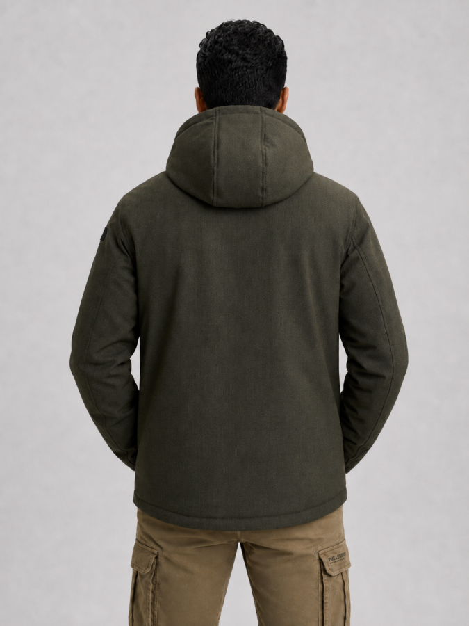 Afbeelding van PJA2508106 6425 - STRATOR Melange Twill - Semi Long Jacket - PME LEGEND
