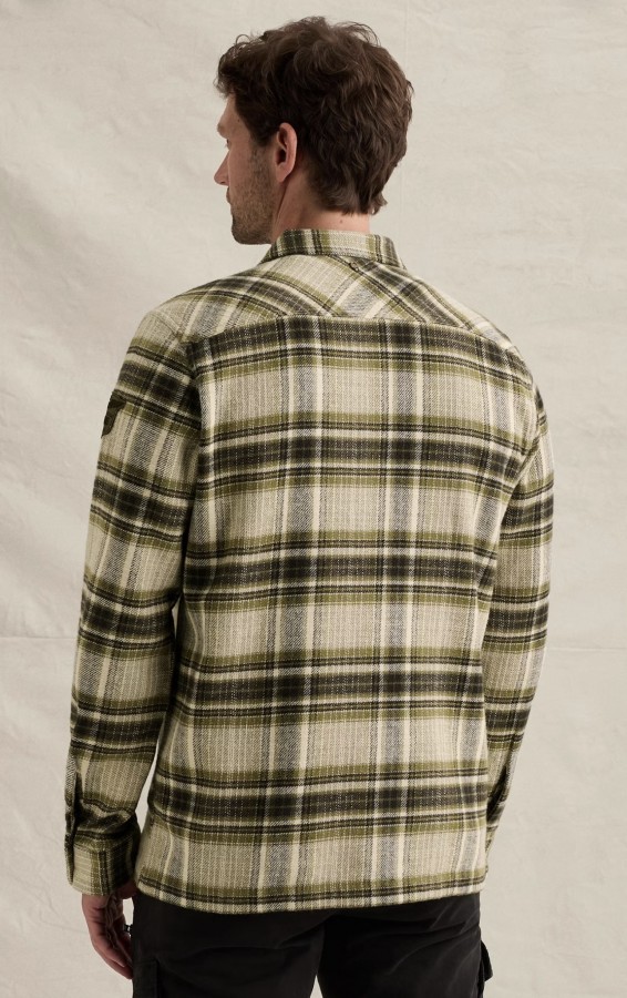 Afbeelding van PSI2608230 - 6380 - Overshirt  Brushed YD soft Check - PME LEGEND