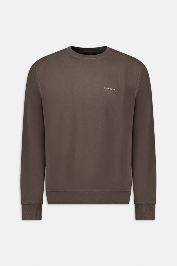 Afbeelding van GEM1178 Dark Coffee White - Sweater - Airforce