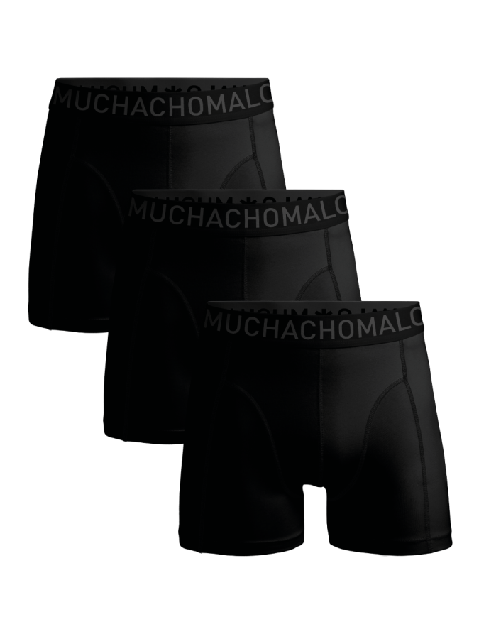 Afbeelding van 3-Pack Microfiber 1010-154 Black - Heren Boxers - Muchachomalo